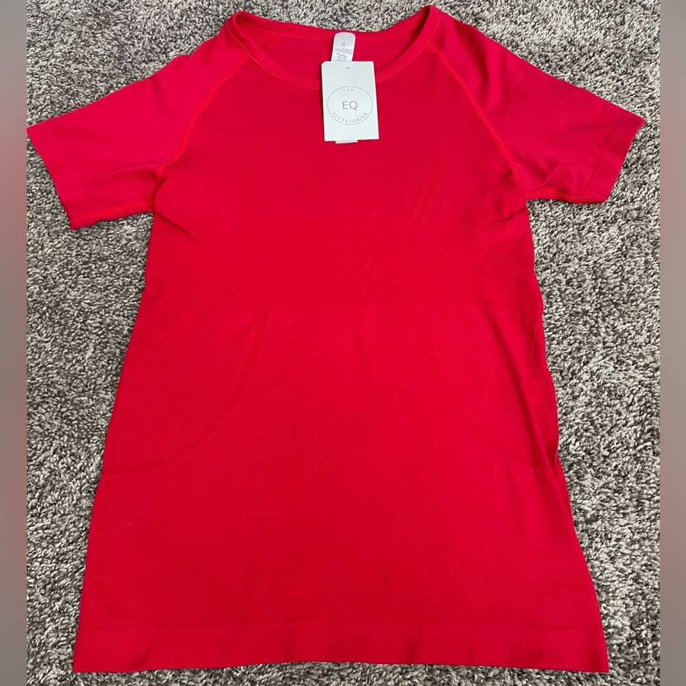 Red eq accessories equestrian riding shirt